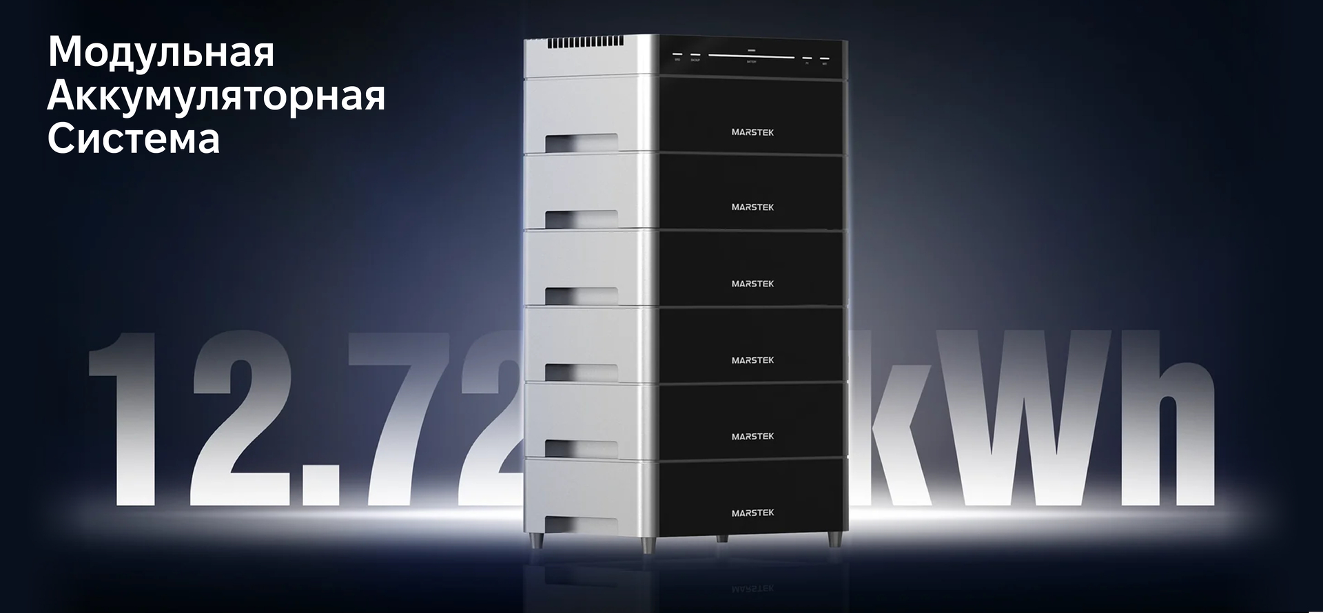 Масштабируемая энергия: до 12.72 кВт*ч в вашем распоряжении.